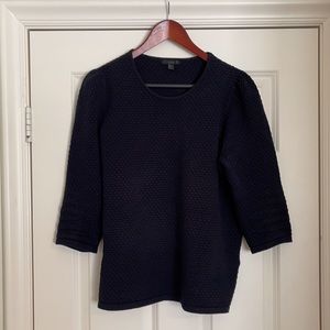 COS puffed sleeve knit sweater